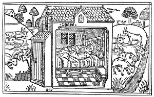 PHARAOH'S DREAM. Pharaohs Dream, in which he saw the seven lean kine (by the river's PHARAOH'S DREAM. Pharaohs Dream, in which he saw the seven lean kine (by the river's