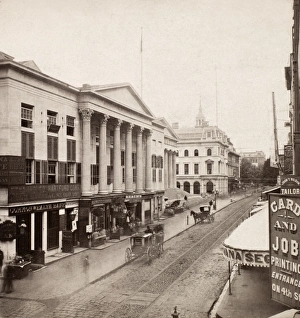 PHILADELPHIA, 1868. View of the south side of Chestnut Street, above Fourth Street PHILADELPHIA, 1868. View of the south side of Chestnut Street, above Fourth Street