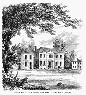 PHILADELPHIA: MANSION. Mount Pleasant mansion, built outside Philadelphia, c1761 PHILADELPHIA: MANSION. Mount Pleasant mansion, built outside Philadelphia, c1761