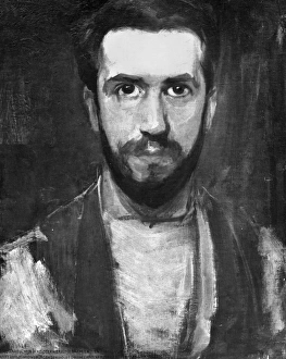 PIETER CORNELIS MONDRIAN (1872-1944). Dutch painter. Self-portrait. Oil on canvas PIETER CORNELIS MONDRIAN (1872-1944). Dutch painter. Self-portrait. Oil on canvas