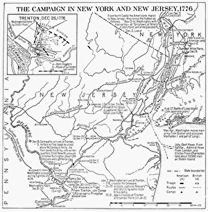 Plan of the campaign in New York and New Jersey during the American Revolutionary War Plan of the campaign in New York and New Jersey during the American Revolutionary War