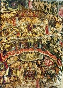 Portrait Prints: Print of Dante led through Hell