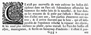 Movable Type Printing Prints: PRINTING INITIAL, c1500. Initial C. Wood engraving, French, c1500