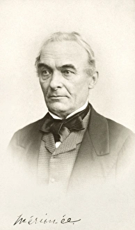 PROSPER MERIMEE (1803-1870). French man of letters. Original carte-de-visite photograph PROSPER MERIMEE (1803-1870). French man of letters. Original carte-de-visite photograph