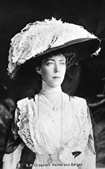QUEEN ELISABETH (1876-1965). Queen of the Belgians, 1909-1934 QUEEN ELISABETH (1876-1965). Queen of the Belgians, 1909-1934