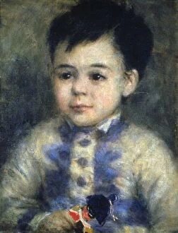 Images Dated 28th October 2010: RENOIR: BOY & TOY SOLDIER. Oil on canvas by Pierre Auguste Renoir, n. d