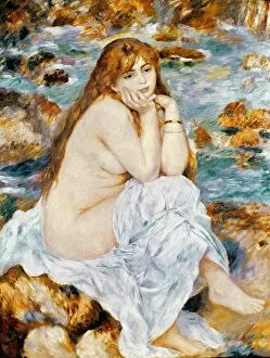 Images Dated 28th October 2010: RENOIR: SEATED BATHER, 1885. Pierre Auguste Renoir: Seated Bather. Canvas, 1885