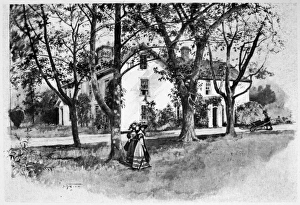RHODE ISLAND: GREENE HOUSE. The home of Catherine Greene, born 1665, at Warwick, Rhode Island RHODE ISLAND: GREENE HOUSE. The home of Catherine Greene, born 1665, at Warwick, Rhode Island
