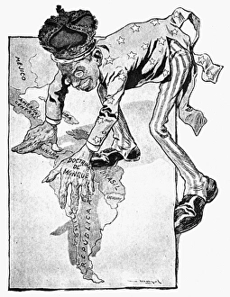 ROOSEVELT CARTOON, 1905. The Yankee Peril ROOSEVELT CARTOON, 1905. The Yankee Peril