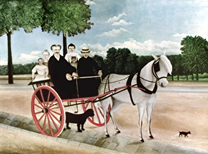 ROUSSEAU: CART, 1908. Father Junier's Cart. Oil on canvas by Henri Rousseau, 1908 ROUSSEAU: CART, 1908. Father Junier's Cart. Oil on canvas by Henri Rousseau, 1908