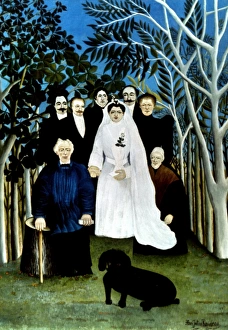 ROUSSEAU: WEDDING, 1904-05. The Wedding. Oil on canvas by Henri Rousseau, 1904-05 ROUSSEAU: WEDDING, 1904-05. The Wedding. Oil on canvas by Henri Rousseau, 1904-05