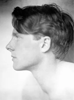 RUPERT BROOKE (1887-1915). English poet. Photographed in 1913 by Sherril Schell RUPERT BROOKE (1887-1915). English poet. Photographed in 1913 by Sherril Schell