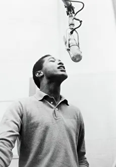 SAM COOKE (1933-1964). American soul singer. Photograph, 1964 SAM COOKE (1933-1964). American soul singer. Photograph, 1964