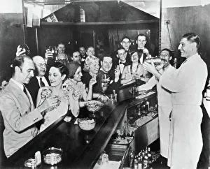 A scene at a bar in Greenwich Village, after the repeal of Prohibition, 1933 A scene at a bar in Greenwich Village, after the repeal of Prohibition, 1933