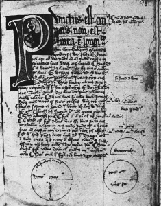 Science Prints: 12th Century Latin Print of Euclid's Elements
