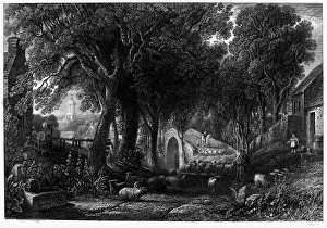 SCOTLAND: BRIG O DOON. View of Auld Brig o Doon, a bridge over the river Doon near SCOTLAND: BRIG O DOON. View of Auld Brig o Doon, a bridge over the river Doon near