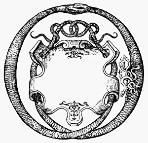 SERPENTS, 1559. Entwined serpents, a symbol of physical and spiritual union SERPENTS, 1559. Entwined serpents, a symbol of physical and spiritual union