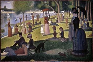 Still life paintings Collection: SEURAT: GRANDE JATTE, 1886. A Sunday Afternoon on the Island of La Grande Jatte