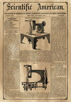 SINGER SEWING MACHINE. Description of Isaac M SINGER SEWING MACHINE. Description of Isaac M