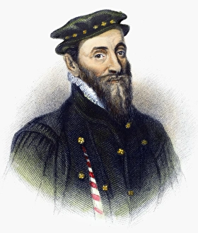 Steel Engraving Collectibles Prints: SIR THOMAS GRESHAM (1519-1579). English financier. Steel engraving, English, c1830