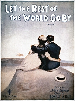 SONG SHEET COVER, 1919. Let the Rest of the World Go By SONG SHEET COVER, 1919. Let the Rest of the World Go By