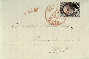 STAMP, 1845. New York Postmasters Provisional Stamp STAMP, 1845. New York Postmasters Provisional Stamp