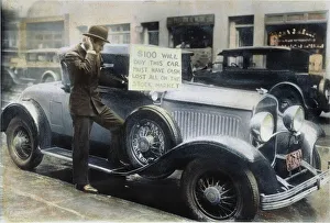 STOCK MARKET CRASH. An unlucky speculator, one Walter Thornton of New York STOCK MARKET CRASH. An unlucky speculator, one Walter Thornton of New York