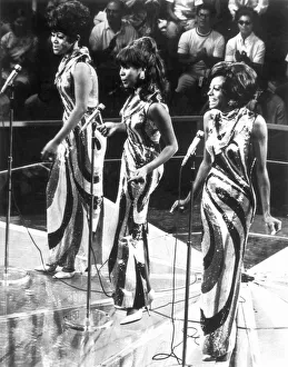 THE SUPREMES, c1963. American vocal trio. From left to right: Florence Ballard, Mary Wilson THE SUPREMES, c1963. American vocal trio. From left to right: Florence Ballard, Mary Wilson