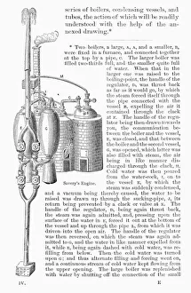 Thomas Saverys atmospheric steam engine for pumping water Thomas Saverys atmospheric steam engine for pumping water