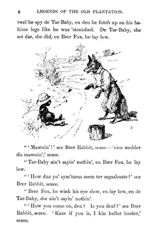 UNCLE REMUS: TAR BABY. Brer Fox meets Tar Baby UNCLE REMUS: TAR BABY. Brer Fox meets Tar Baby