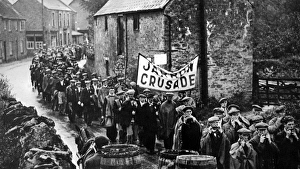 Unemployed coal miners demonstrating at Jarrow, England, in 1936 Unemployed coal miners demonstrating at Jarrow, England, in 1936