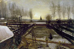 VAN GOGH: NEUNEN, 1885. Garden of the Rectory at Nuenen, Netherlands. Oil on canvas by Vincent Van Gogh, 1885 VAN GOGH: NEUNEN, 1885. Garden of the Rectory at Nuenen, Netherlands. Oil on canvas by Vincent Van Gogh, 1885