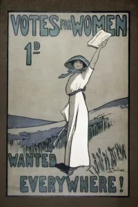 1907 Women's Rights Print Poster