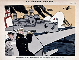 WORLD WAR I: FRENCH POSTER. The Great War WORLD WAR I: FRENCH POSTER. The Great War