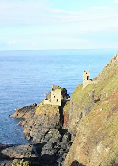 Cornish Coastline Images Prints: Botallack Tin Mine