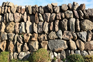 British Coastline Photography Prints: Cornish Wall