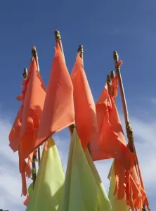 Fishing Boats Cornwall Prints: Fishing flags