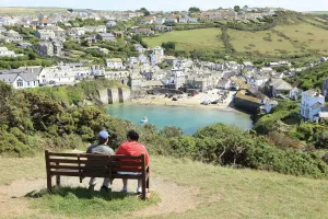 Port Isaac Print: A Harbour Scene in Cornwall