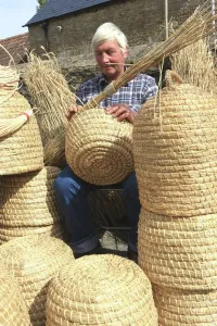David Chubb Making Bee-Skeps in the Cotswolds Print
