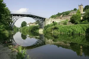 Ironbridge Print: Iron Bridge Over River Severn