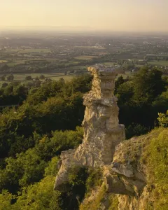 Landmark Prints: Devil's Chimney Print, a Cotswold landmark overlooking Cheltenham