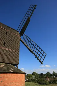 17th Century Post Mill Print