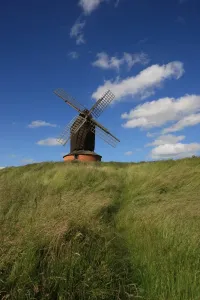 17th Century Post Mill Print
