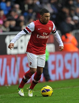 Alex Oxlade-Chamberlain (Arsenal). Wigan Athletic 0:1 Arsenal. Barclays Premier League Alex Oxlade-Chamberlain (Arsenal). Wigan Athletic 0:1 Arsenal. Barclays Premier League