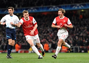 Andrey Arshavin celebrates scoring Arsenals 2nd goal with Nicklas Bendtner Andrey Arshavin celebrates scoring Arsenals 2nd goal with Nicklas Bendtner