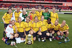 Arsenal Celebrate with the FA Cup Trophy Arsenal Celebrate with the FA Cup Trophy