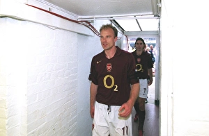 Arsenal goalscorer Dennis Bergkamp after the match Arsenal goalscorer Dennis Bergkamp after the match