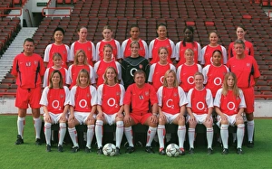 Arsenal Ladies. Arsenal Ladies Team Photo-call. Arsenal Stadium, Highbury, London, 7/8/2002 Arsenal Ladies. Arsenal Ladies Team Photo-call. Arsenal Stadium, Highbury, London, 7/8/2002