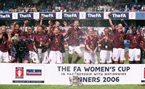 Arsenal Ladies celebrate winning the FA Cup Arsenal Ladies celebrate winning the FA Cup