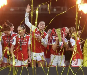 Arsenal Women Triumph in Conti Cup Final Print